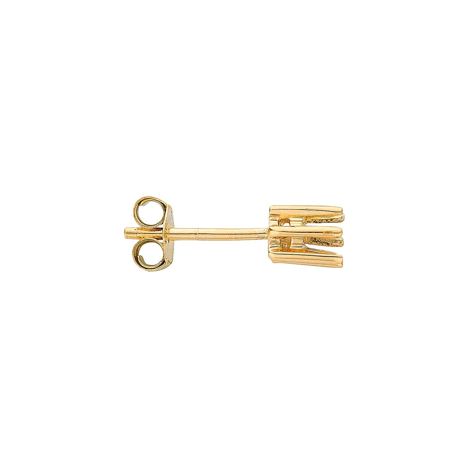 18ct Yellow Gold Earrings Mount 0.25-0.30ctw