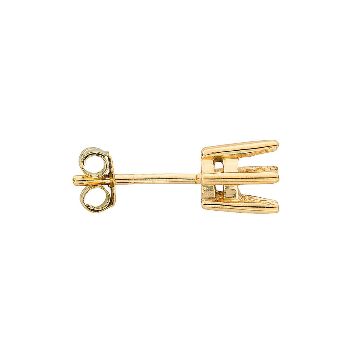 18ct Yellow Gold Earrings Mount 1.00-1.50ctw