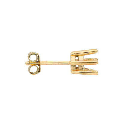 18ct Yellow Gold Earrings Mount 1.00-1.50ctw