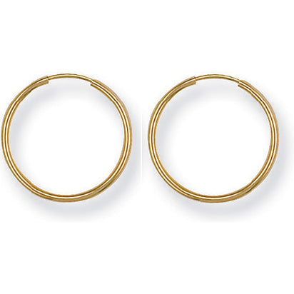 Yellow Gold 17mm Sleepers