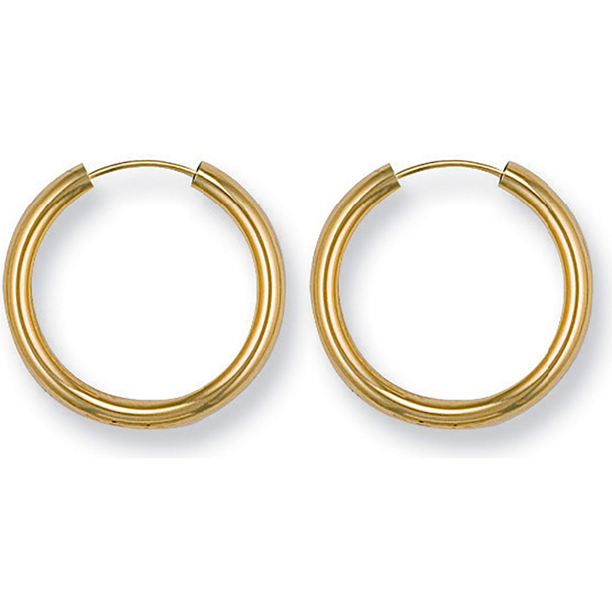 Yellow Gold 22.5mm Sleepers