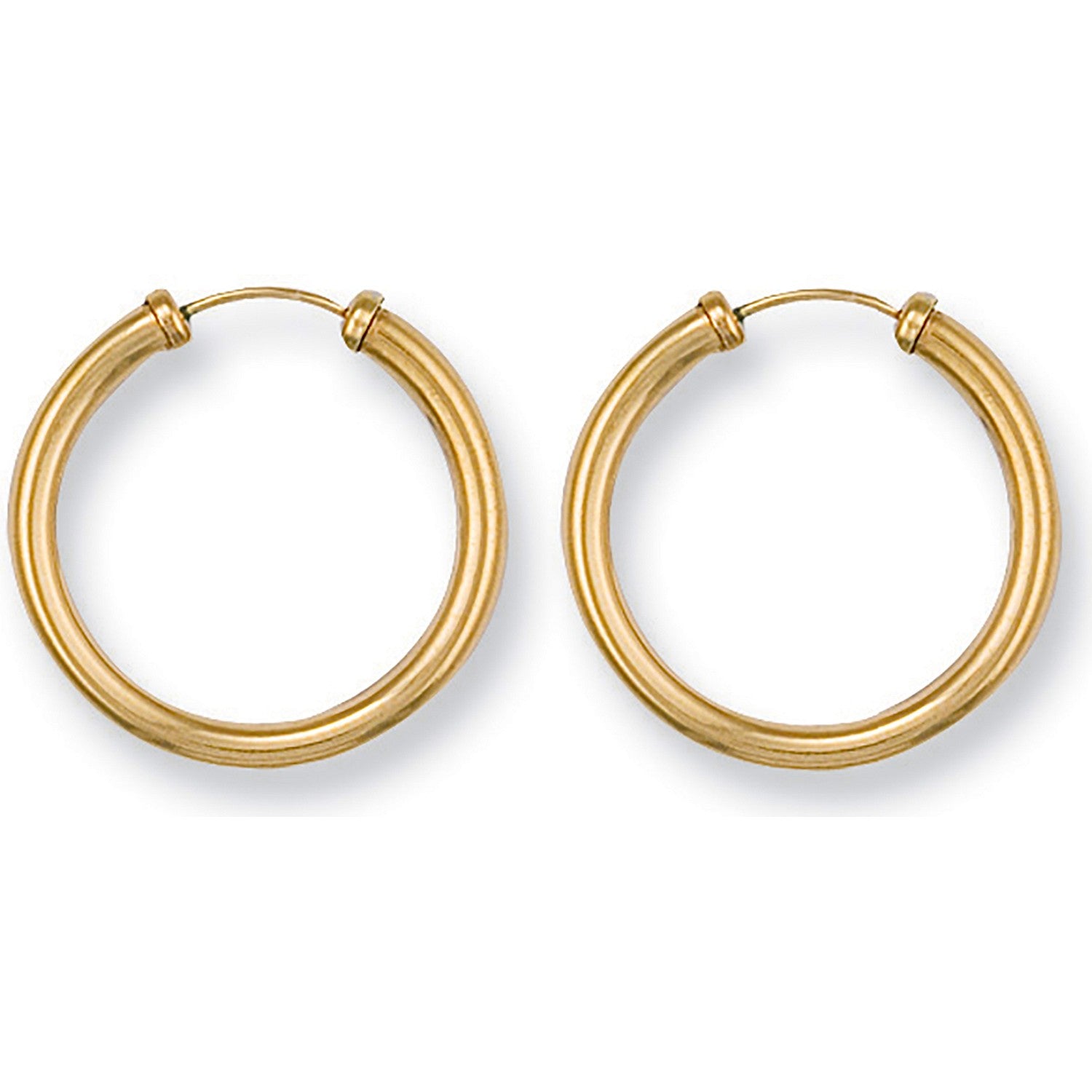 Yellow Gold 22.7mm Caped Sleepers