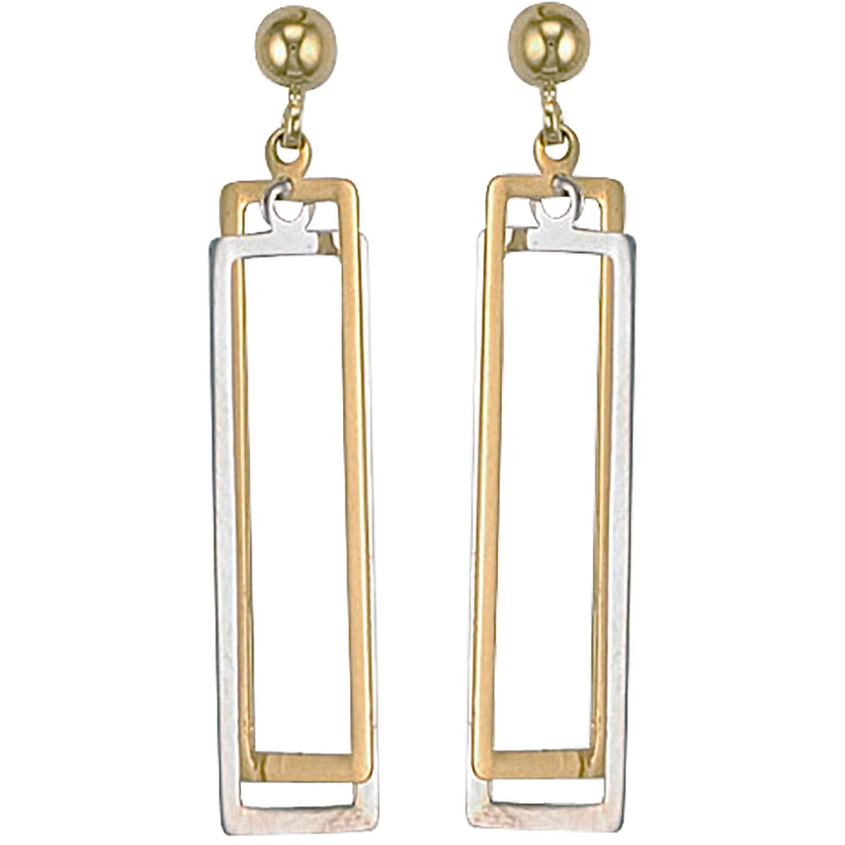 White Gold &amp; Yellow Gold Fancy Drops