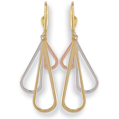 White Gold Yellow Gold & Rose Gold Fancy Drops