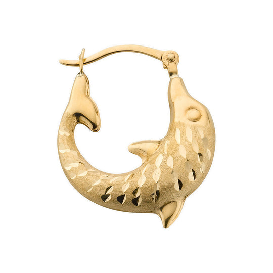 Yellow Gold D/C  Dolphin Creoles