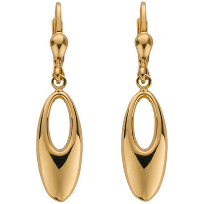 Yellow Gold Fancy Oval Drops