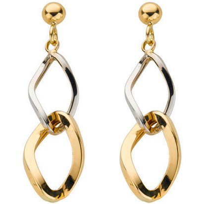Yellow Gold & White Gold Fancy Drops