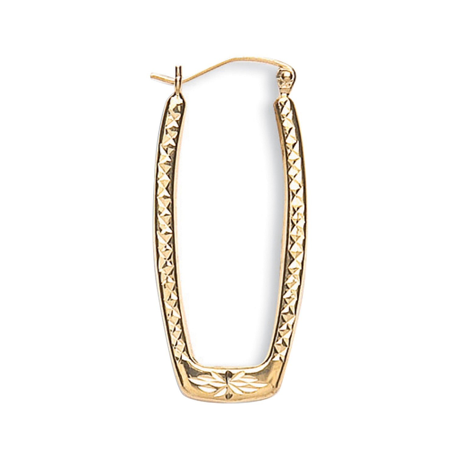 Yellow Gold D/C Creoles