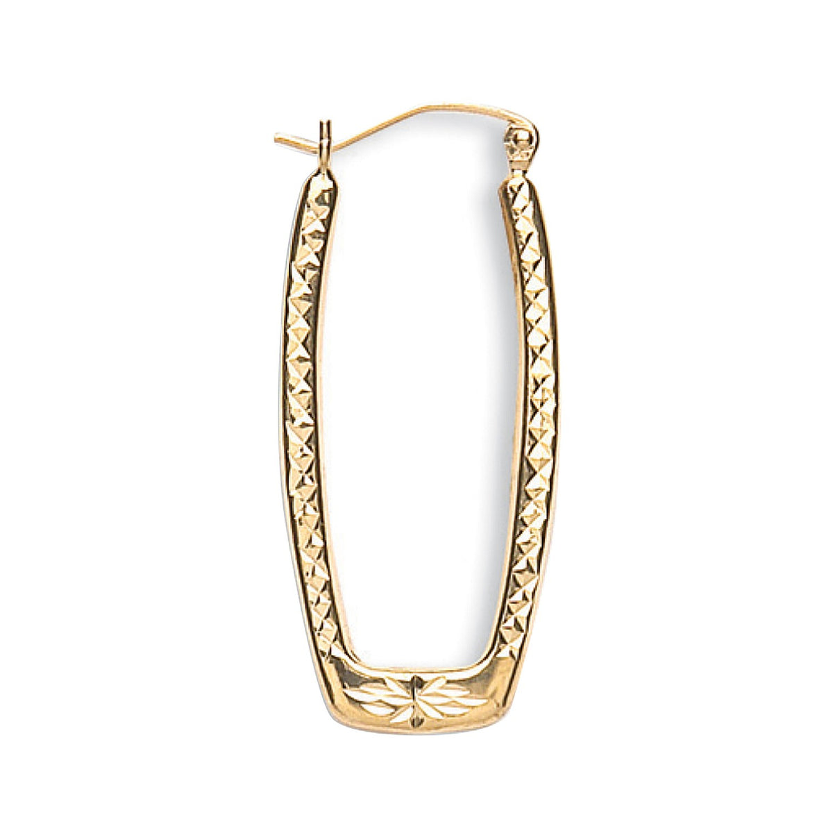 Yellow Gold D/C Creoles