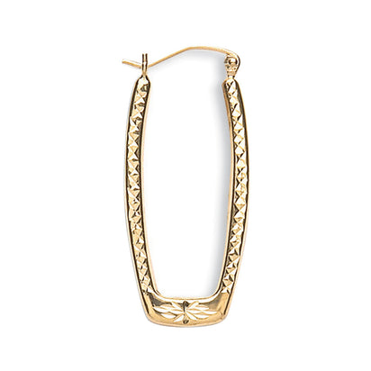 Yellow Gold D/C Creoles