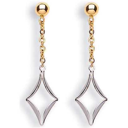White Gold & Yellow Gold Fancy Drops