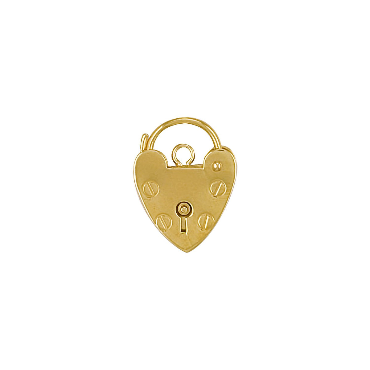 9ct Yellow Gold 9mm Padlock