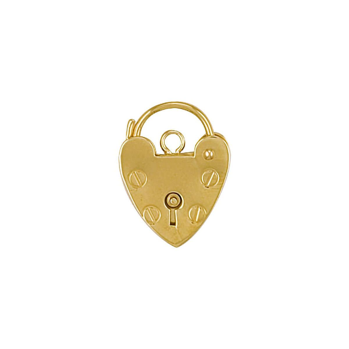 9ct Yellow Gold 11mm Padlock