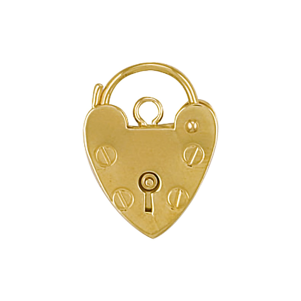 9ct Yellow Gold 15mm Padlock