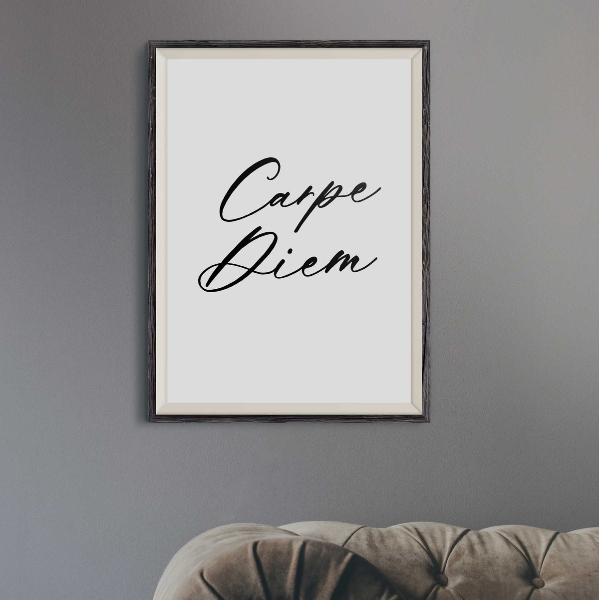 carpe diem wall art print poster