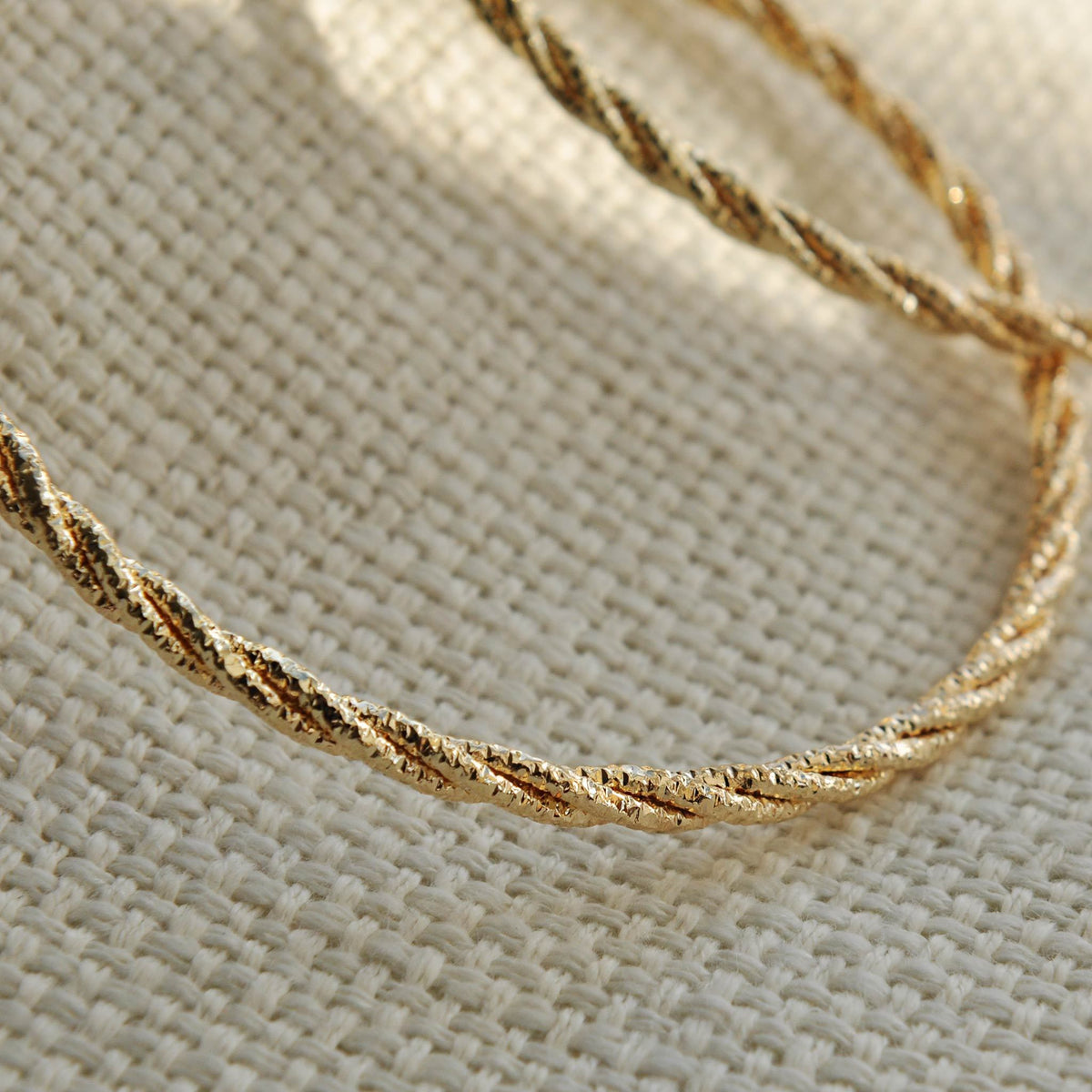 Demi gold hoop earrings
