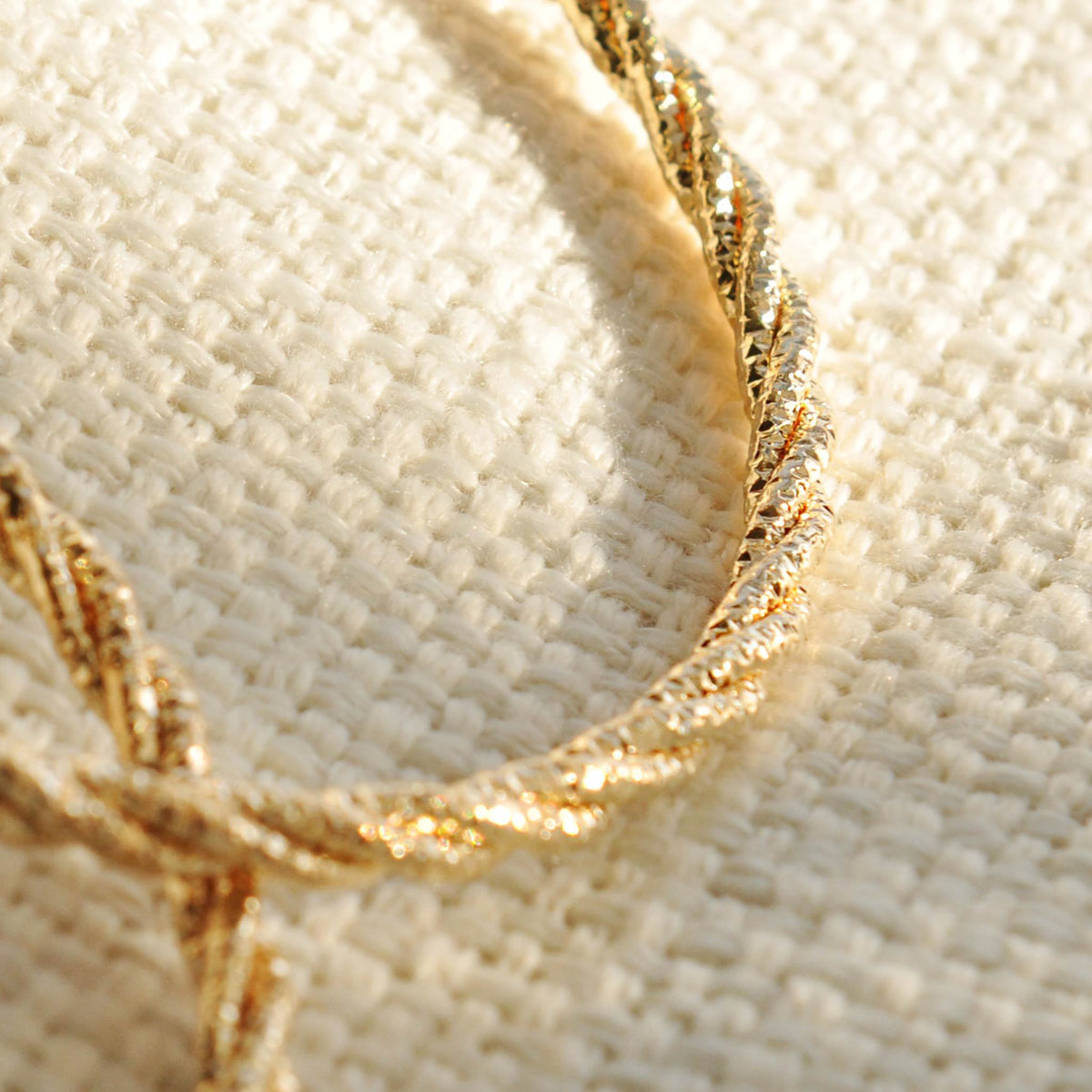 Demi gold hoop earrings