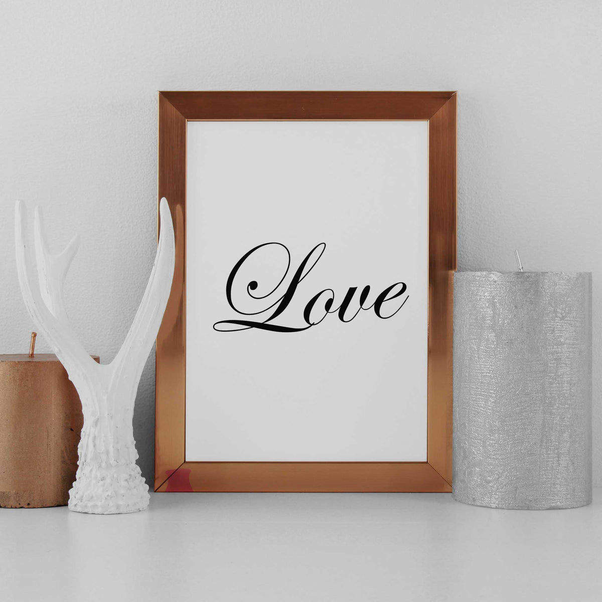 Love word wall art poster print