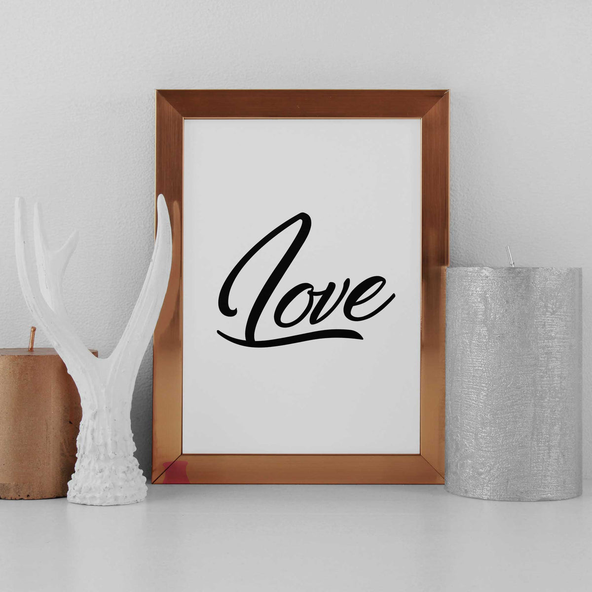 Love word wall art poster print