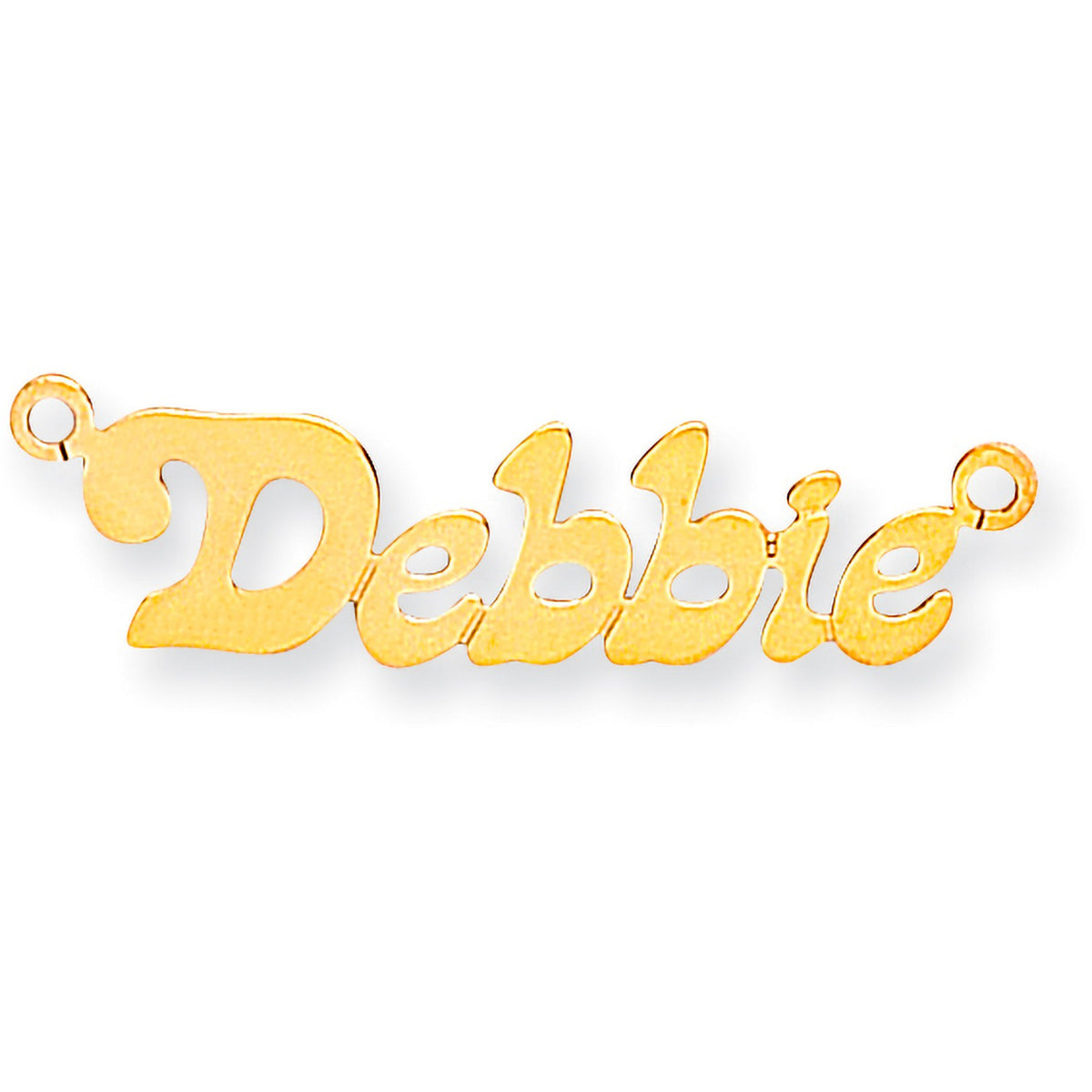 9ct Gold Small Lazybones Name Necklace