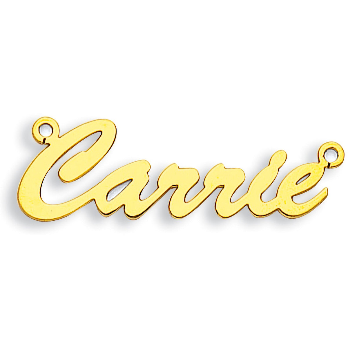 9ct Gold Medium Script Name Necklace