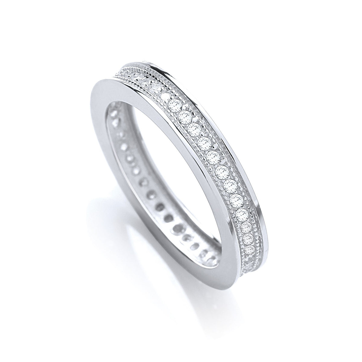 Full ET Round Brilliant Cz Ring