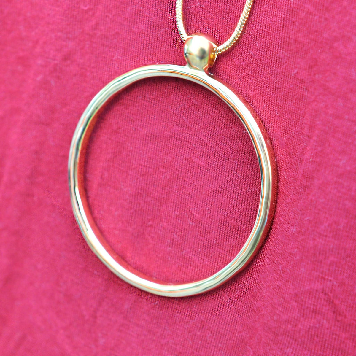 Julia Gold Circle Necklace