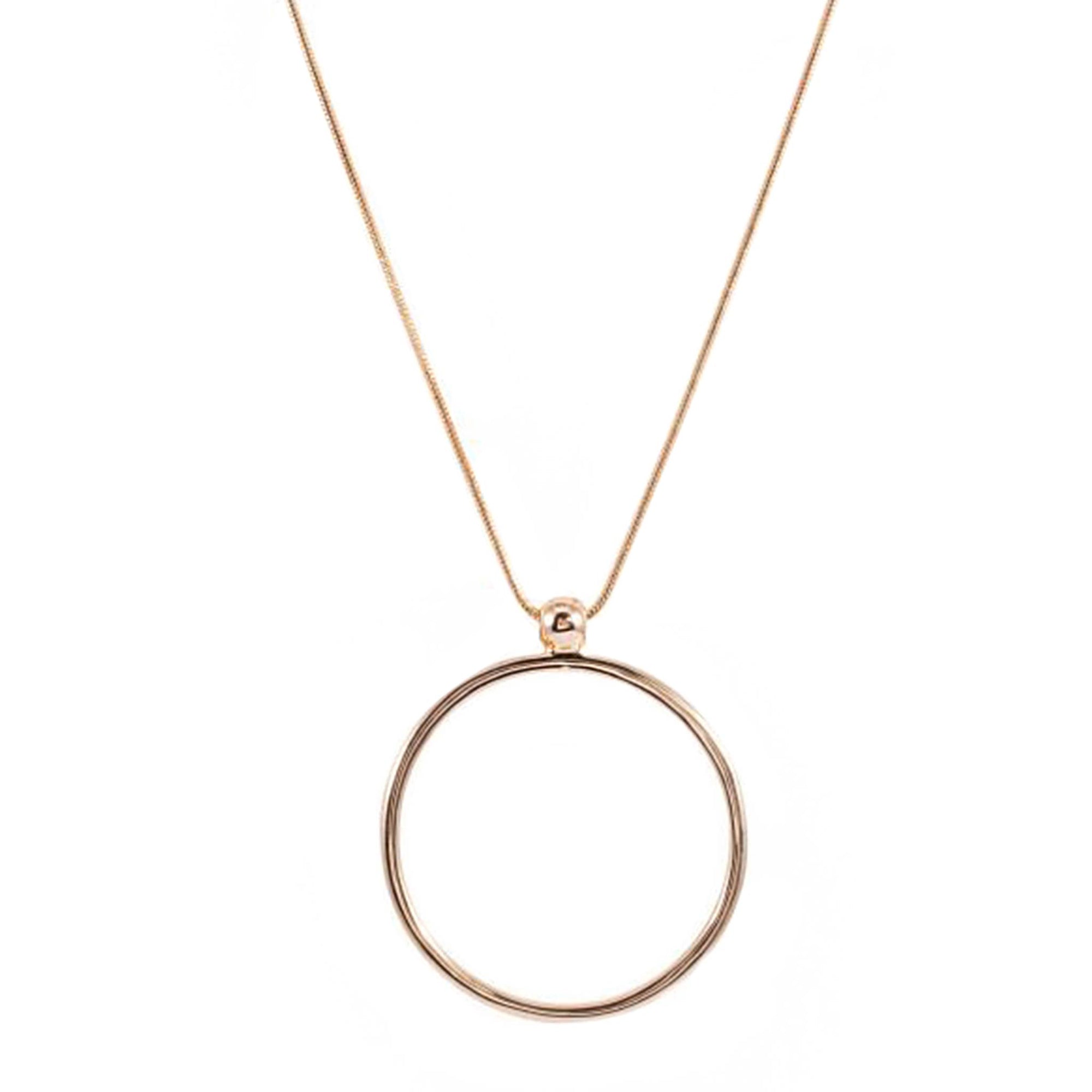 Julia Gold Circle Necklace