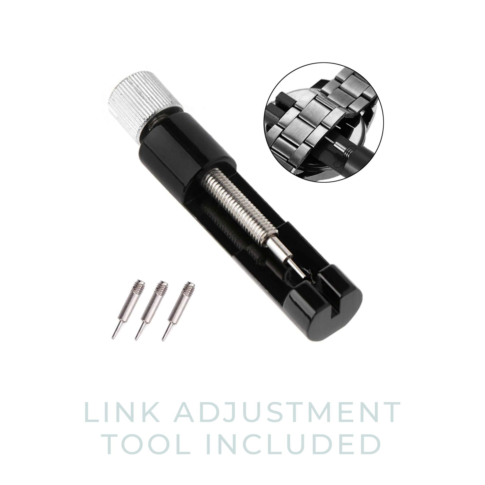 Bracelet link adjustment tool