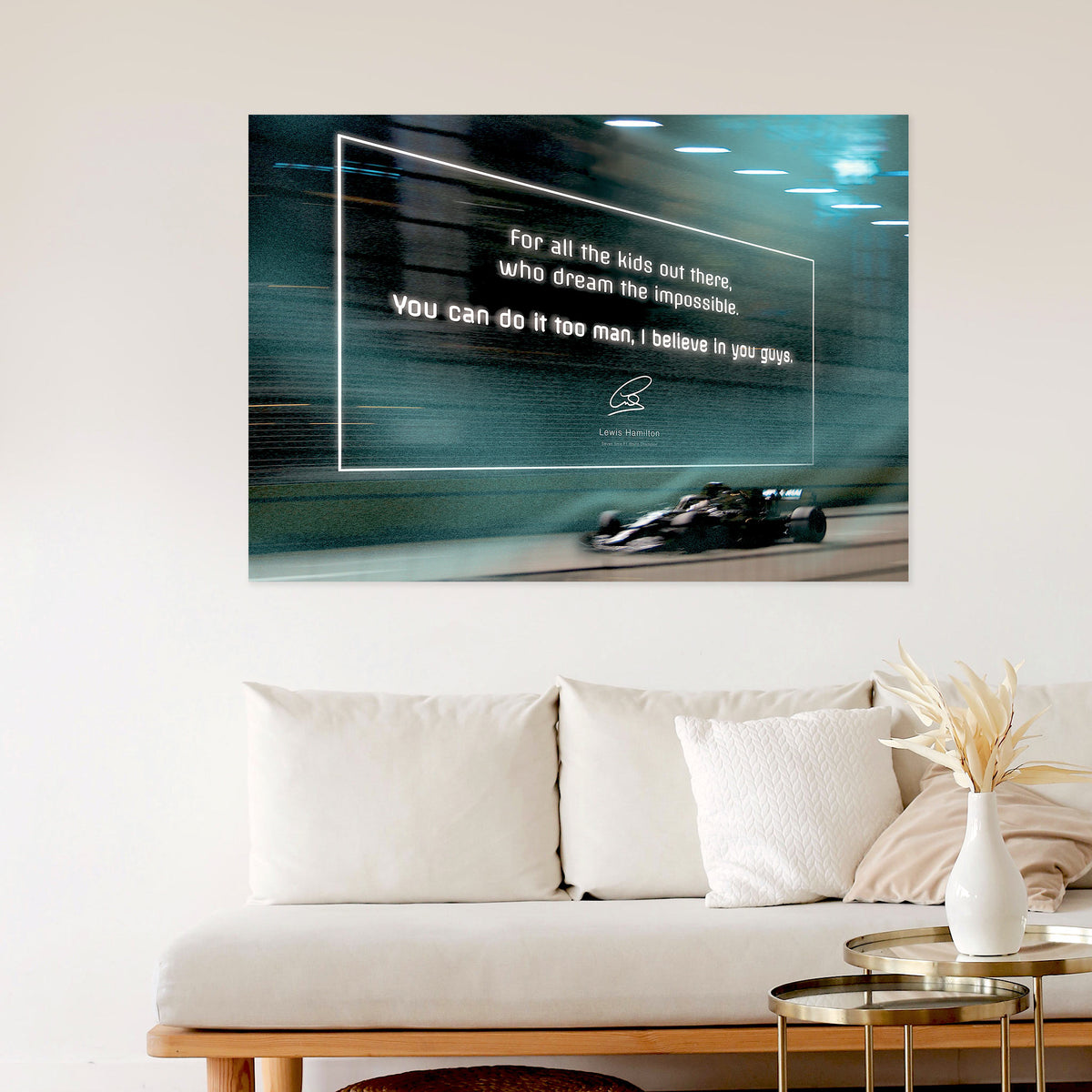 lewis hamilton car print