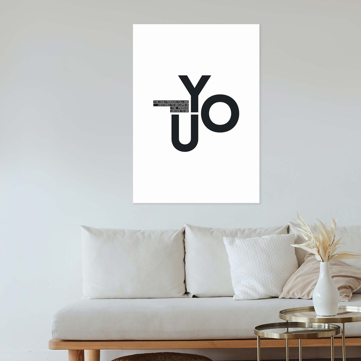 The only person you are destined to become is the person you decide to be