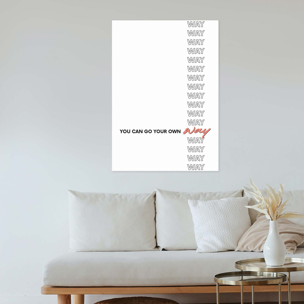 You can go your own way