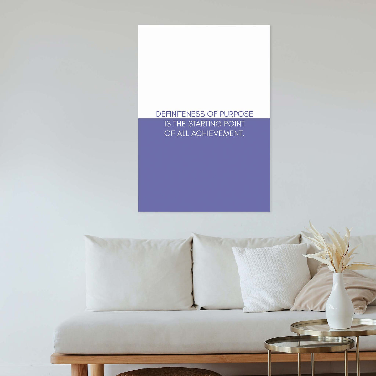 Definiteness of purpose is the starting point of all achievement