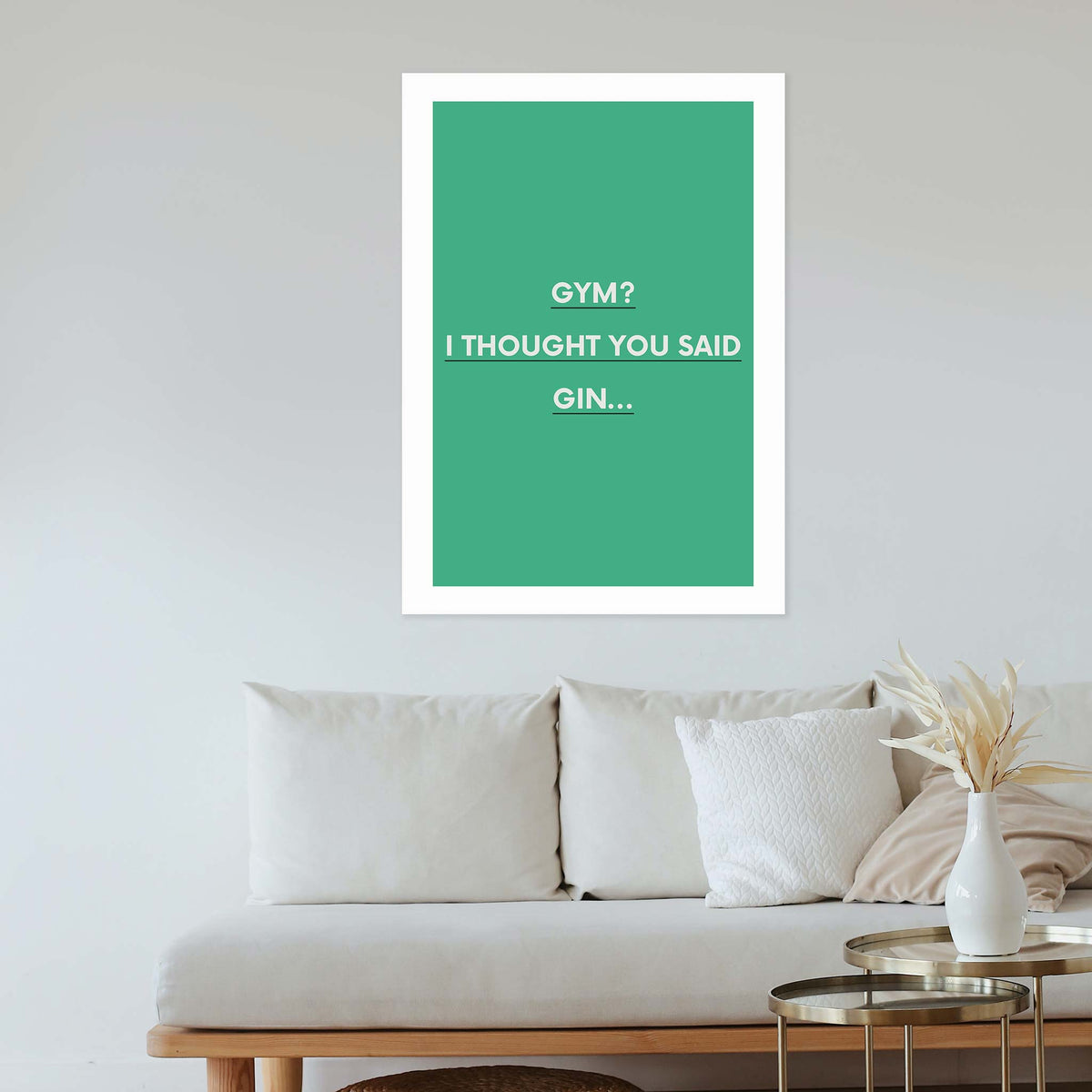 Gym? I thought you said Gin