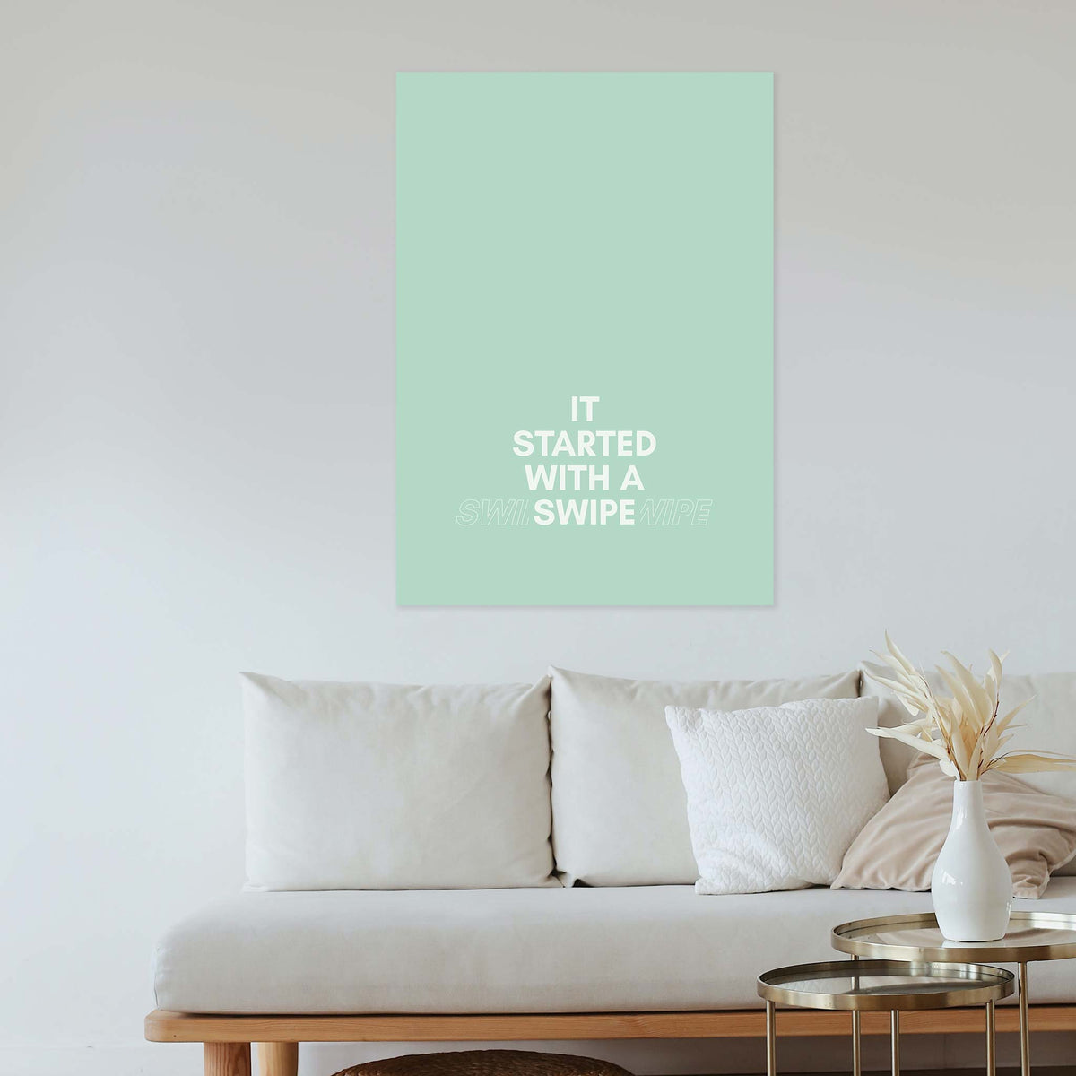 It started with a swipe