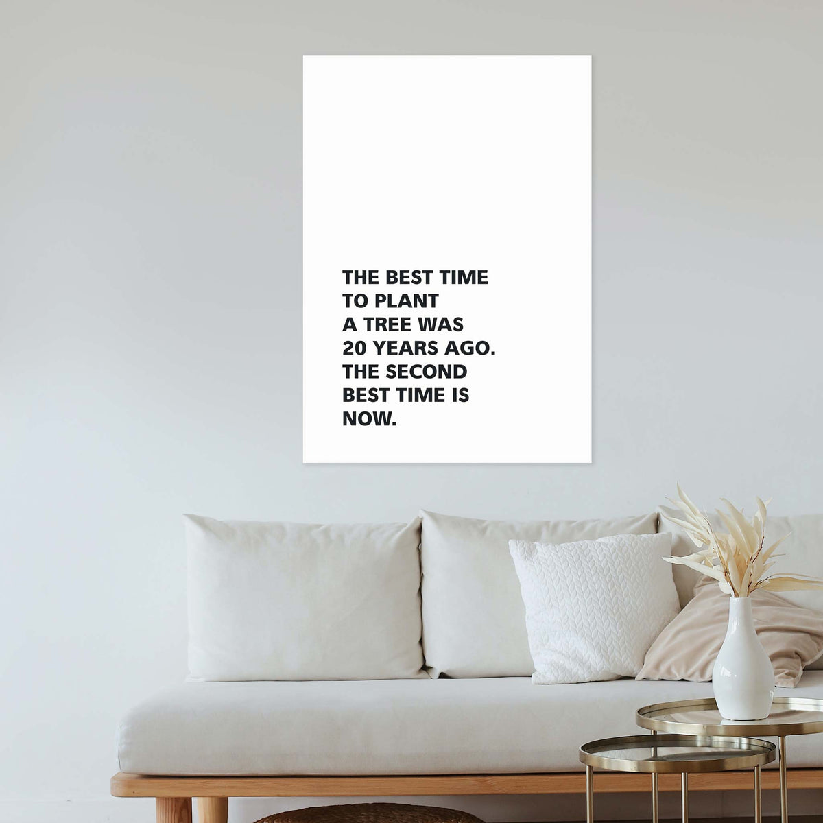 The best time to plant a tree was 20 years ago. The second best time is now