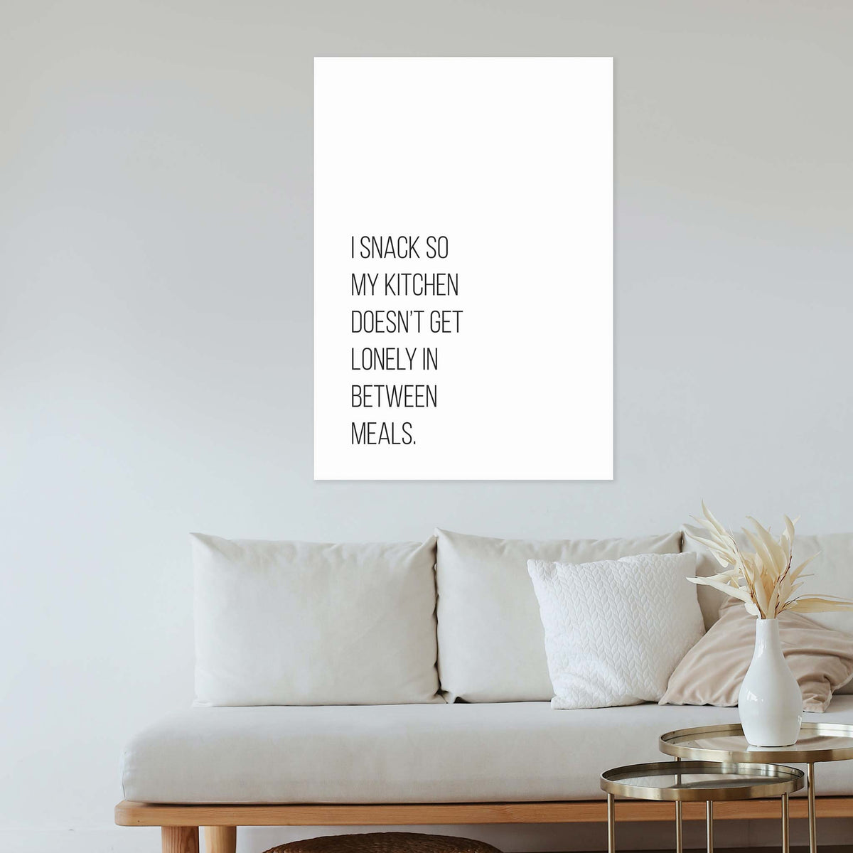 I snack so my kitchen doesn’t get lonely in between meals