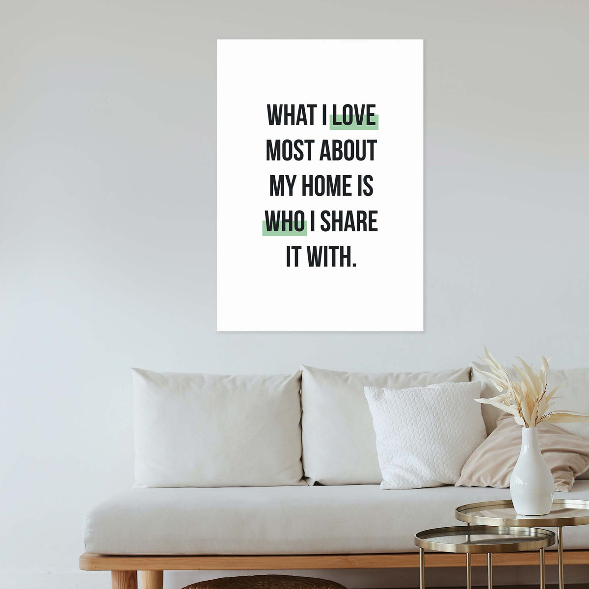 What I love most about my home is who I share it with