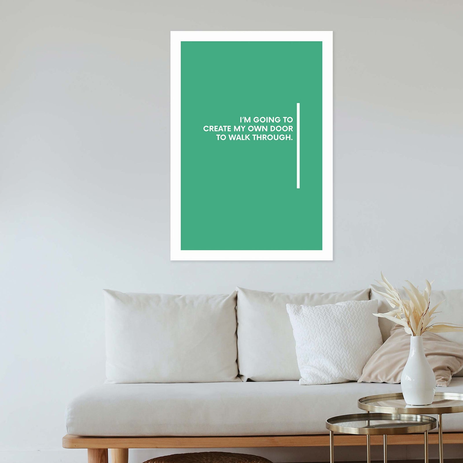 I’m going to create my own door to walk through