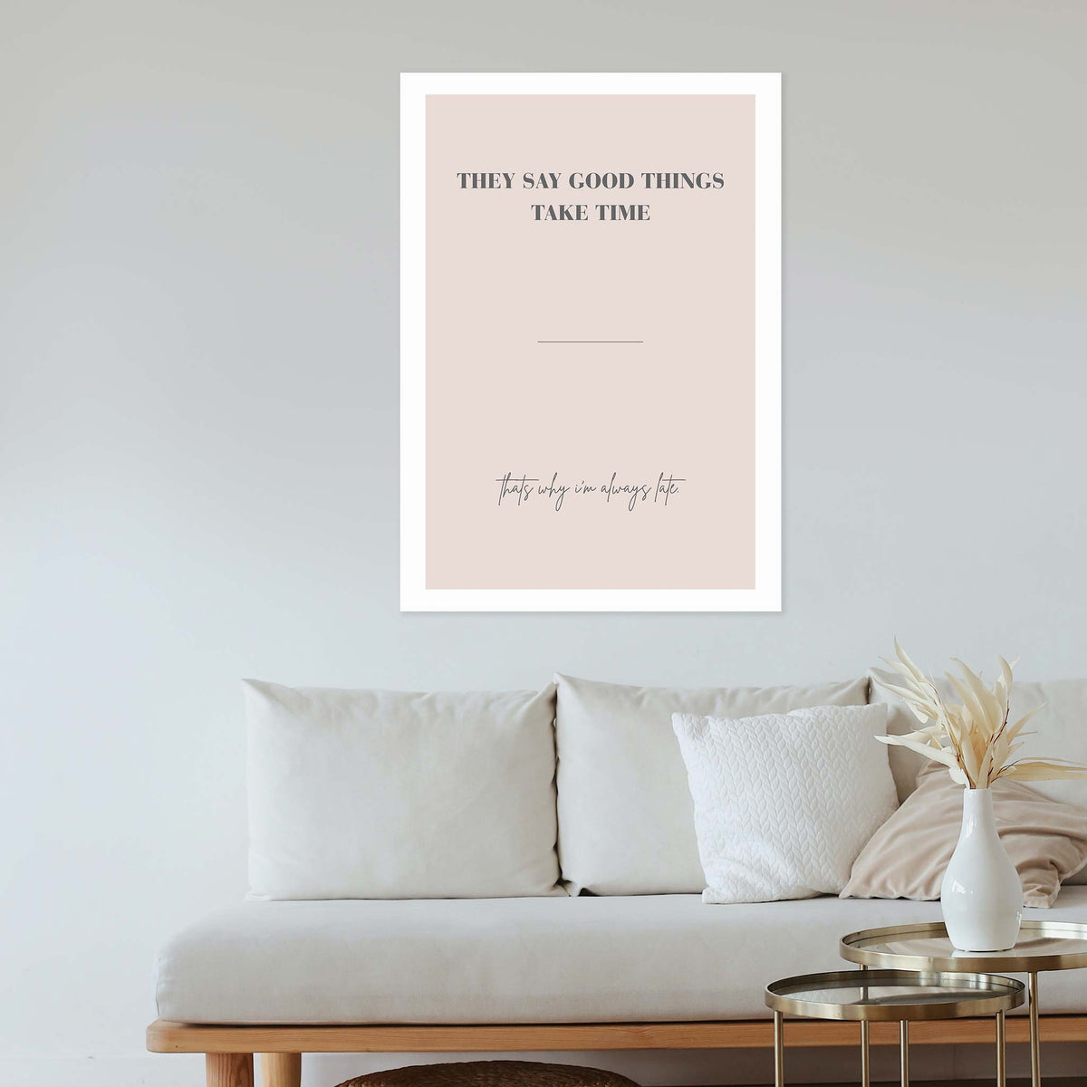 They say good things take time, that why I’m always late