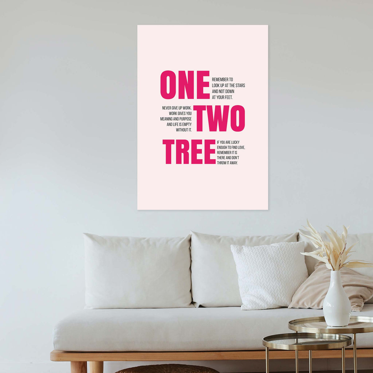 One, remember to look up at the stars and not down at your feet. Two, never give up work. Work gives you meaning and purpose and life is empty without it. Three, if you are lucky enough to find love, remember it is there and don’t throw it away