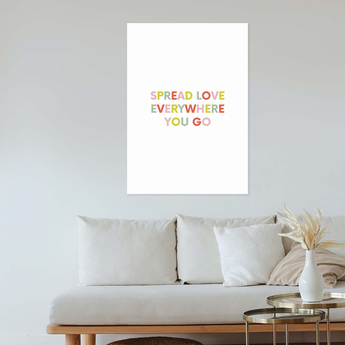 Spread love everywhere you go