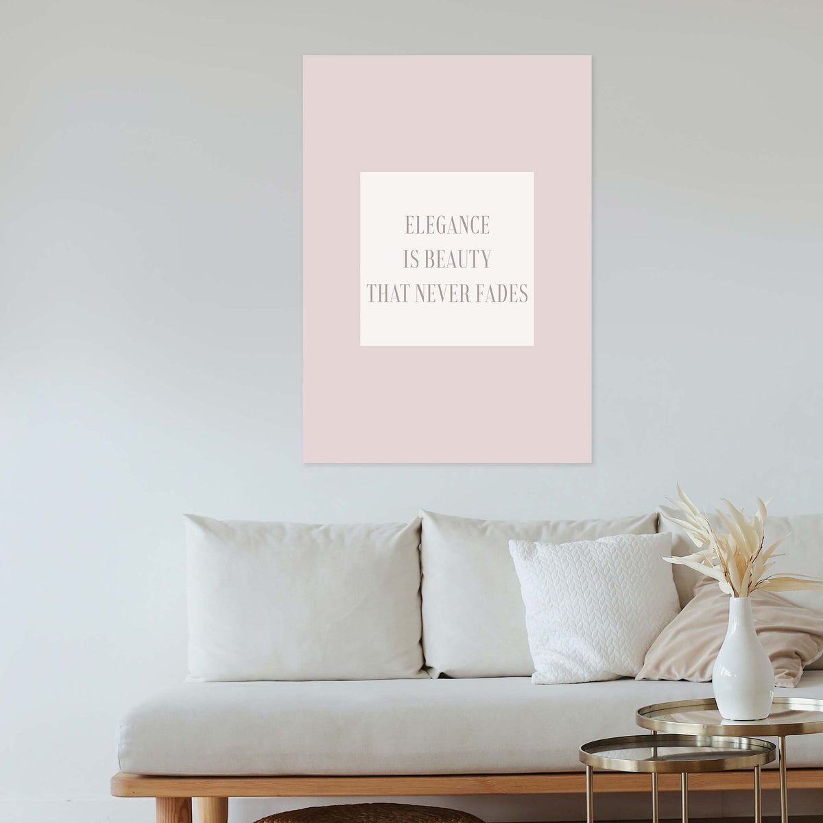 Elegance is beauty that never fades