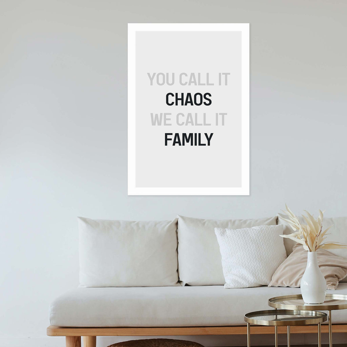 You call it chaos we call it family