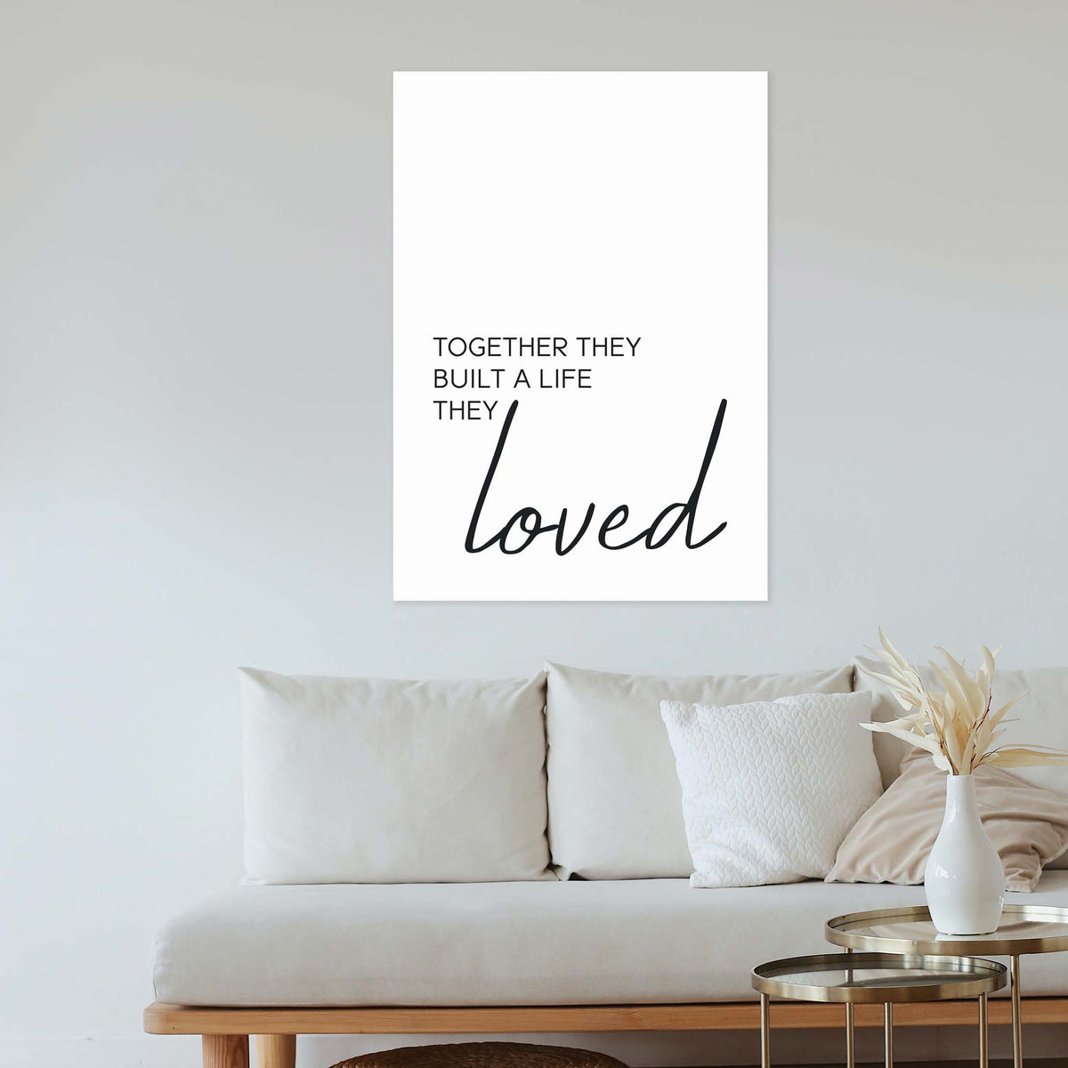 Together they built a life they loved