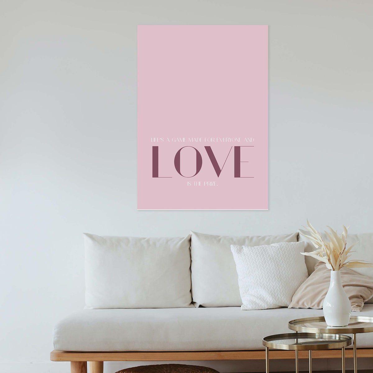 Life’s a game made for everyone and love is the prize