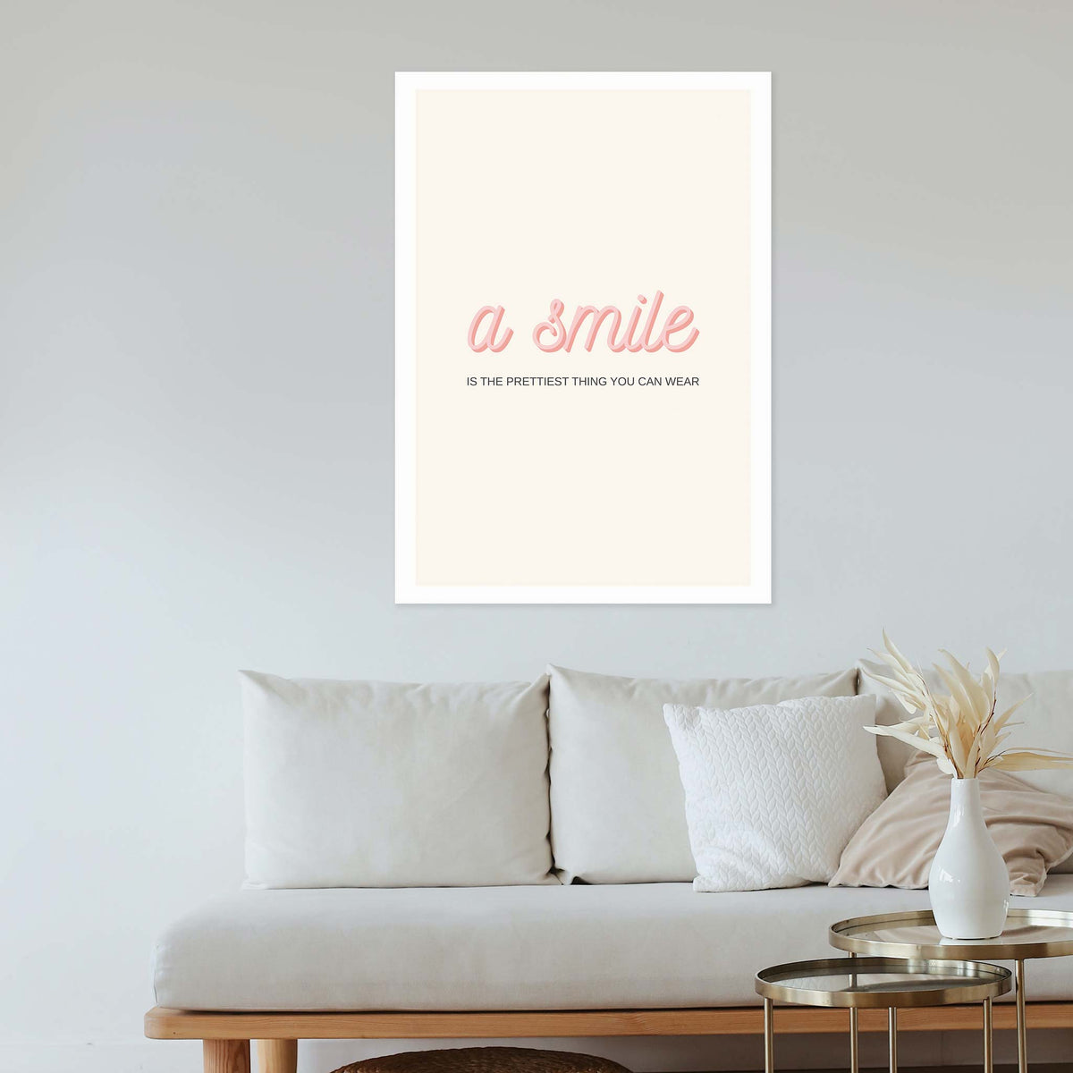 A smile is the prettiest thing you can wear