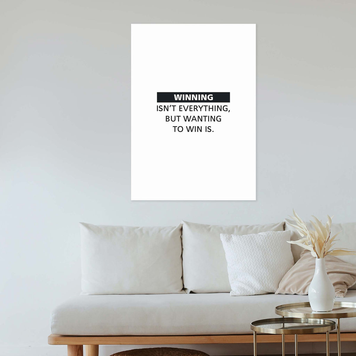 Winning isn’t everything, but wanting to win is