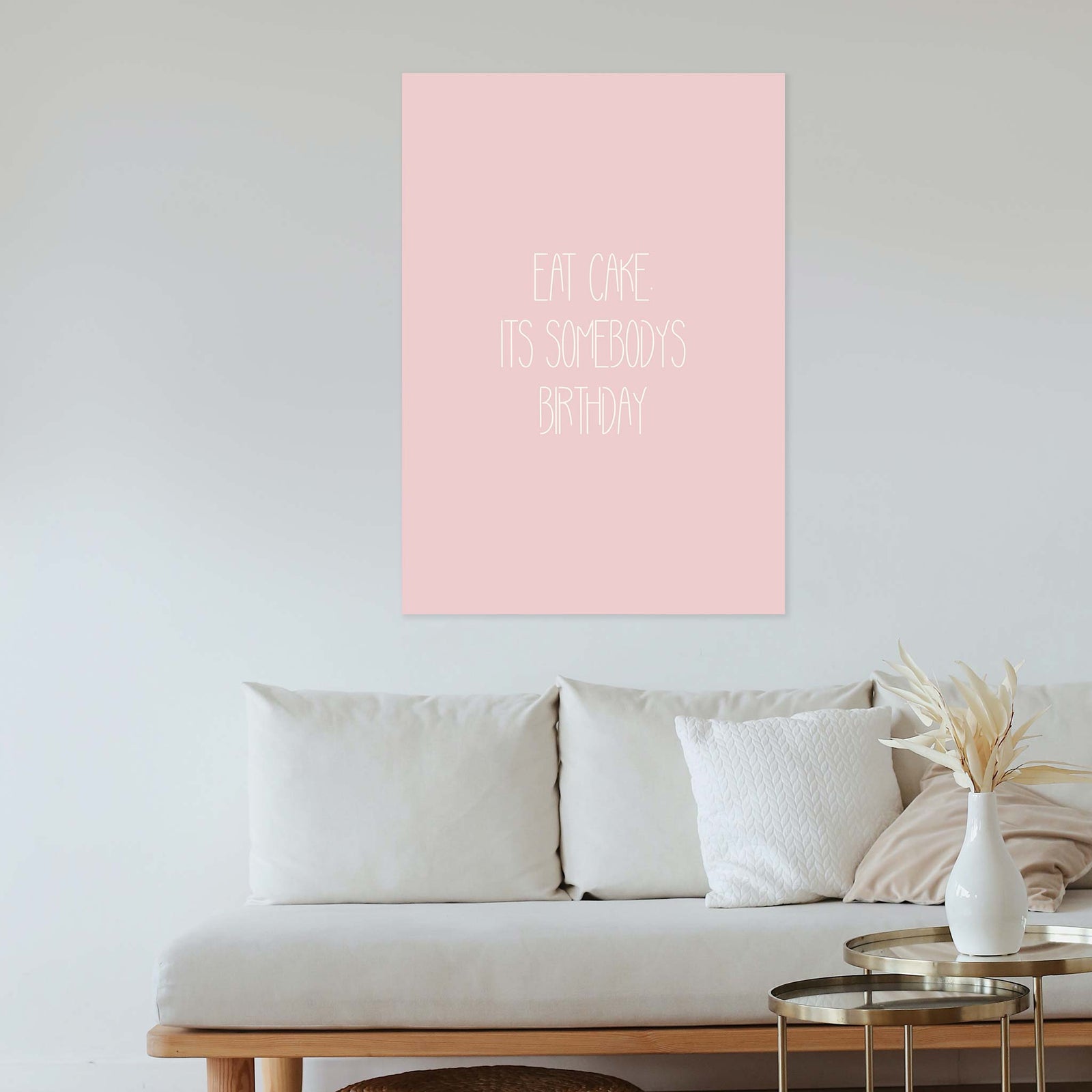 Eat cake. Its somebody’s birthday