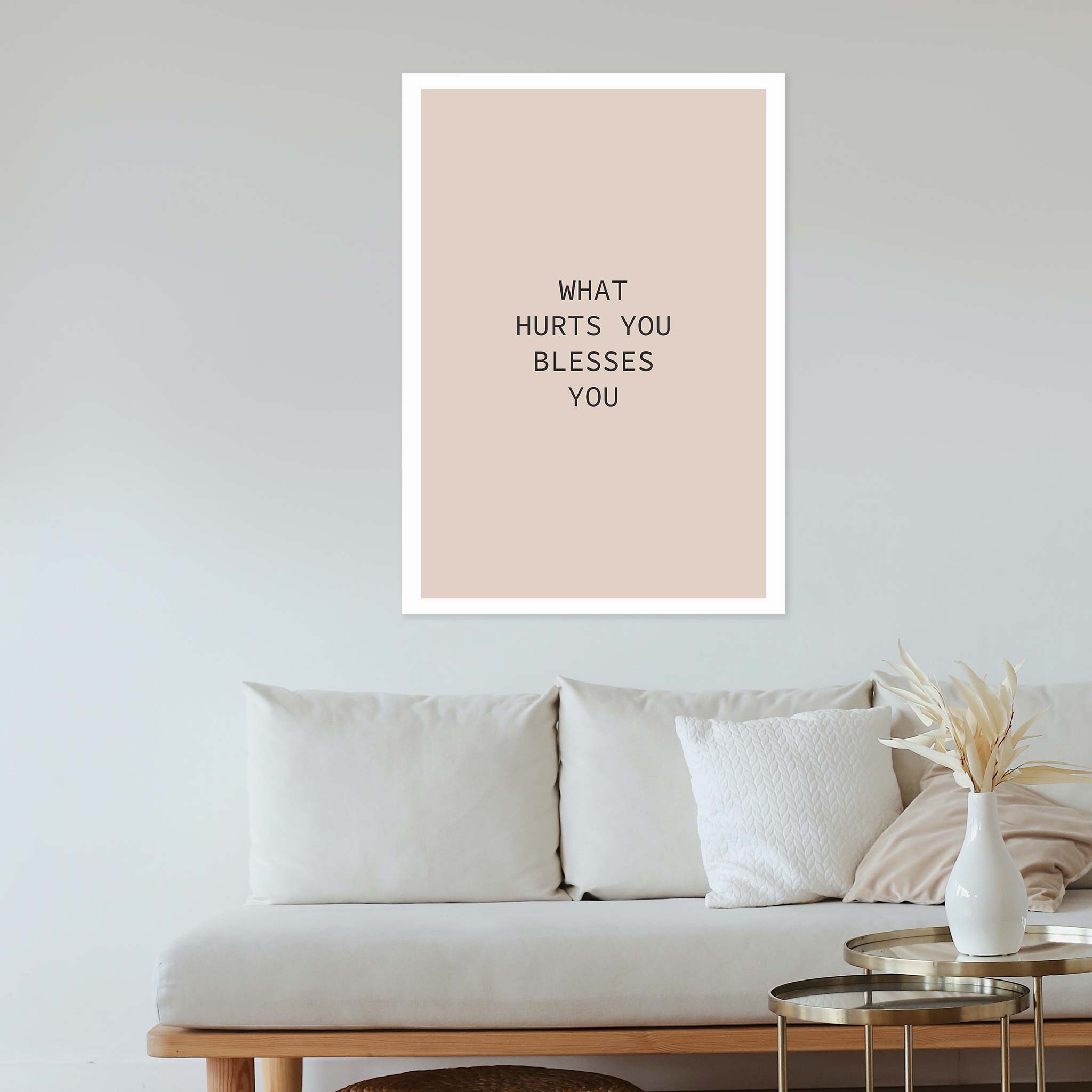 What hurts you blesses you